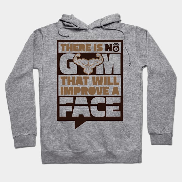 Tuff Toons - No Gym Hoodie by GillesBone